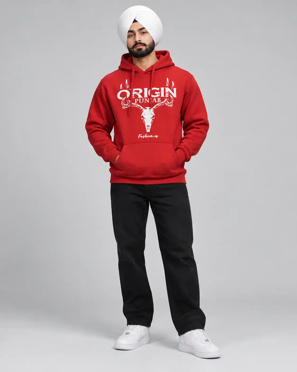 Origin Punjab Hoodie Red