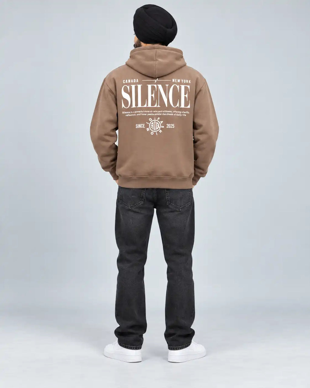 Silence Hoodie Brown