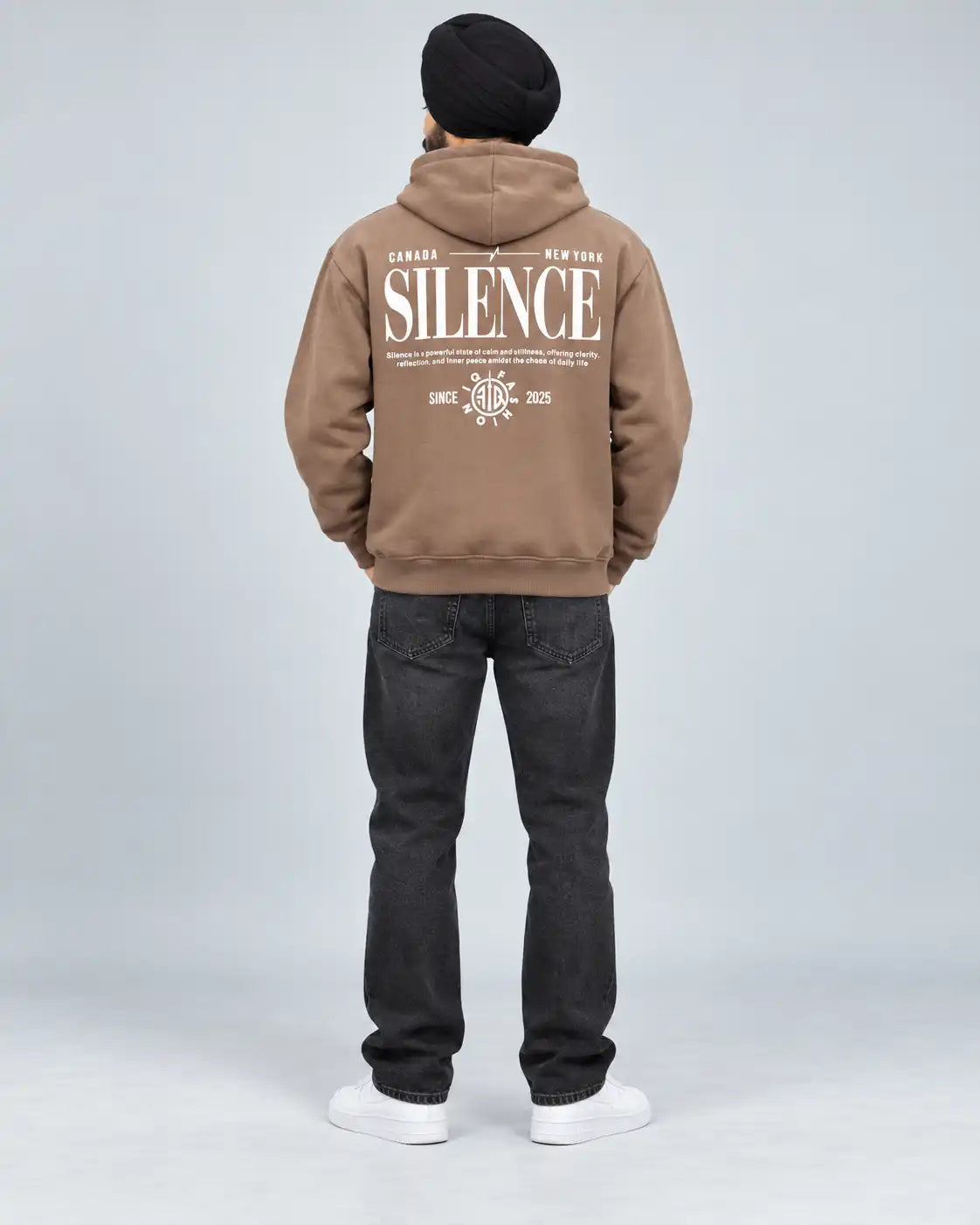 Silence Hoodie Brown