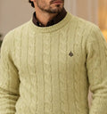 Light Green Round Neck Sweater