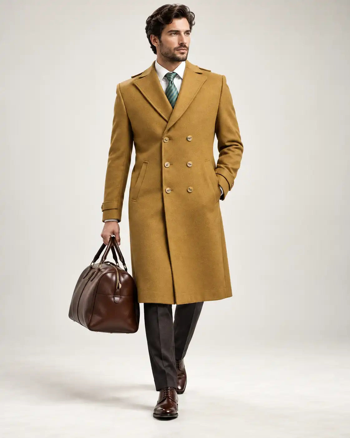 Light Mustard Long Coat