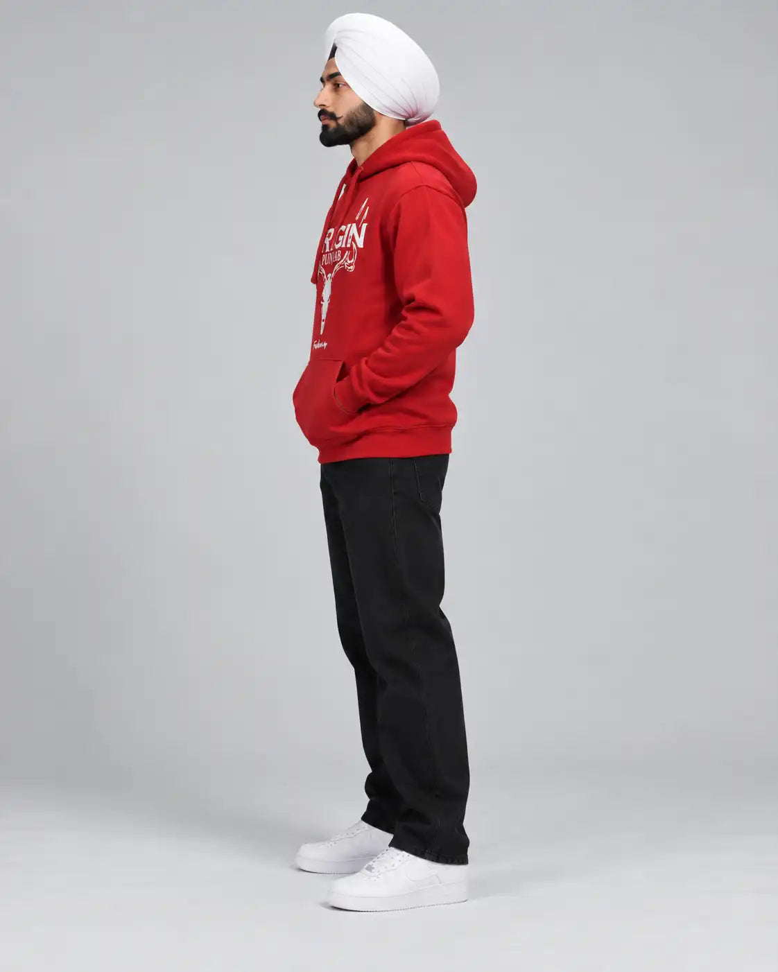 Origin Punjab Hoodie Red