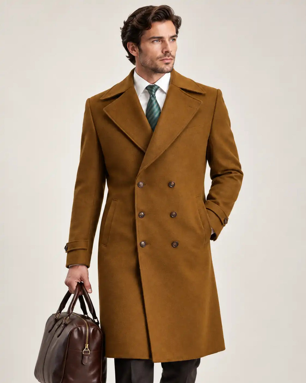 Dark Mustard Long Coat