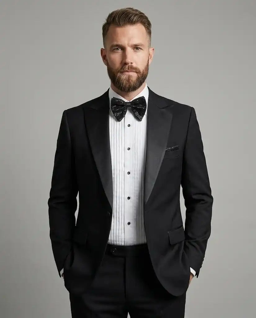 Plain Black Tuxedo