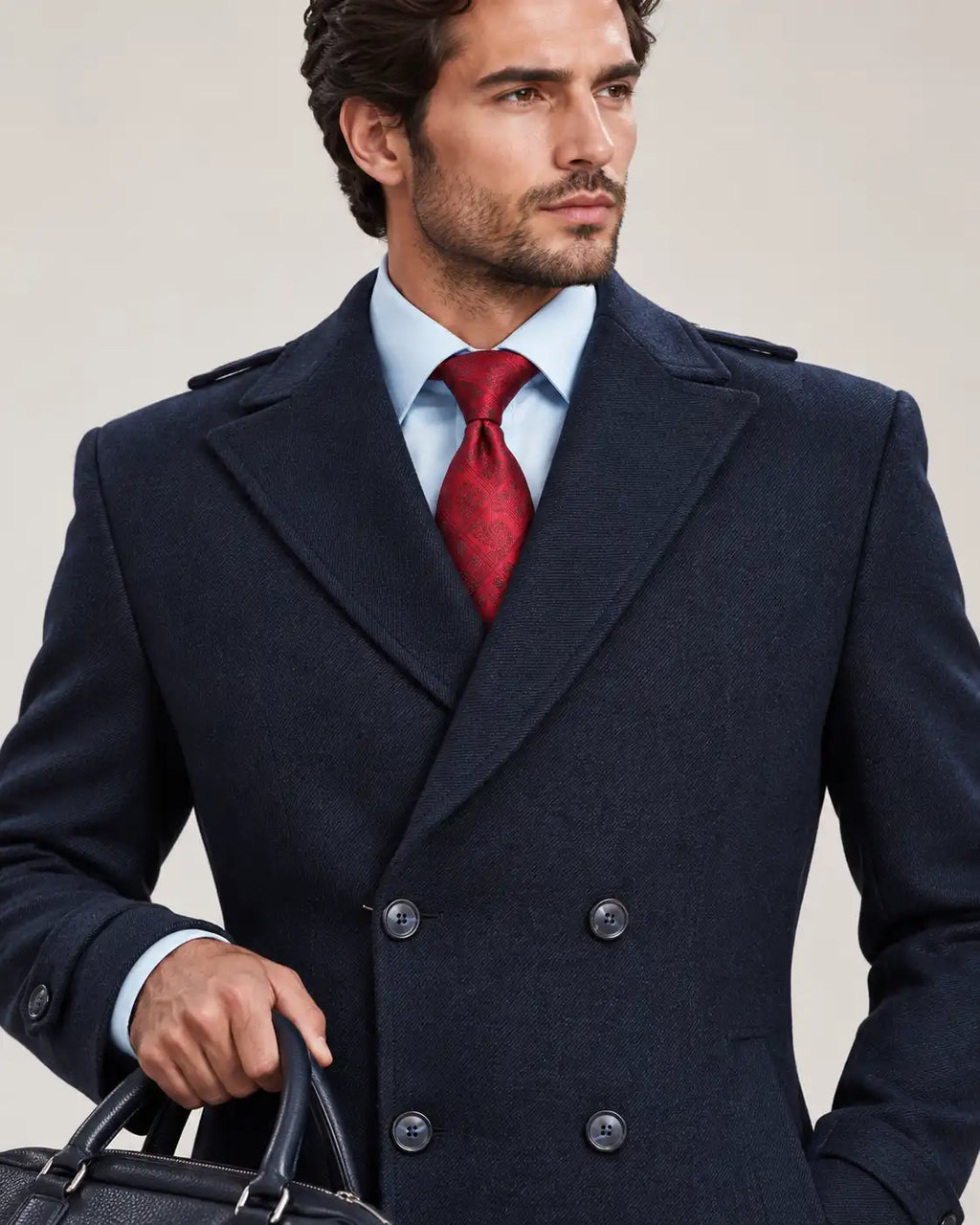 Navy Long Coat