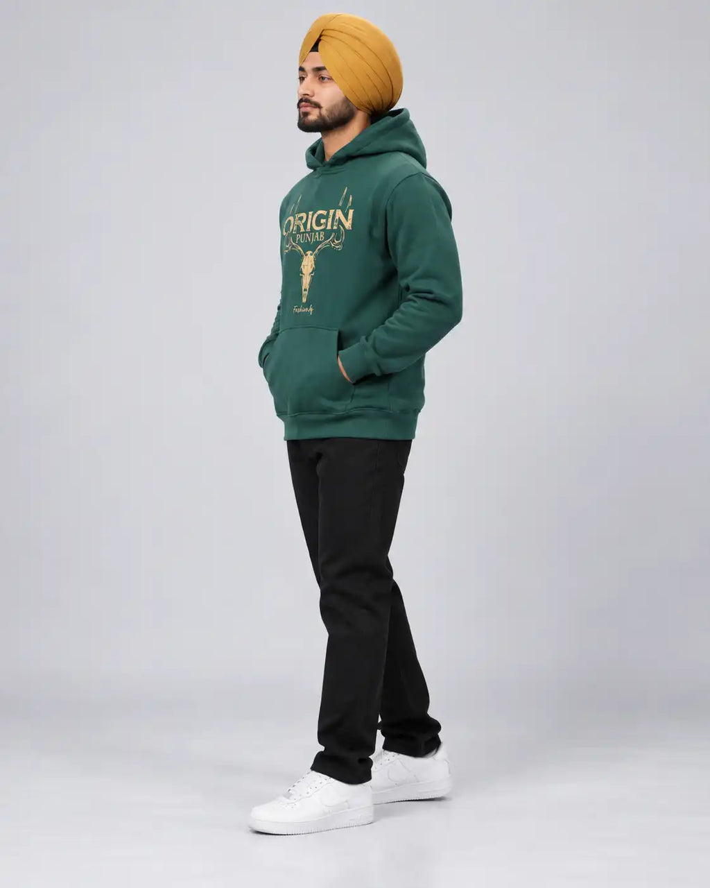 Origin Punjab Hoodie Green