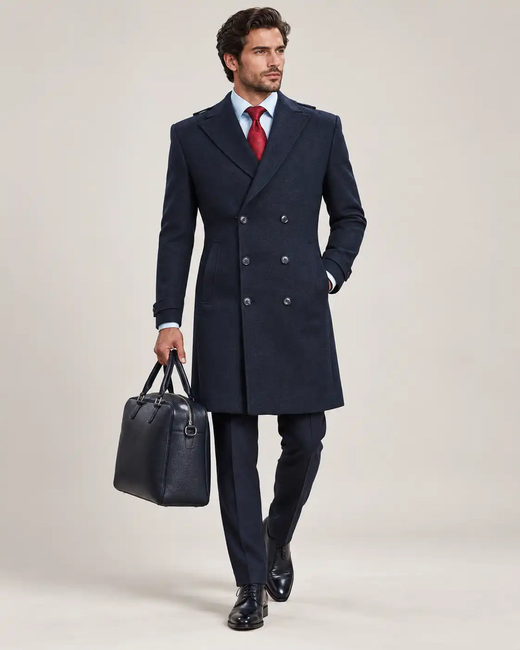 Navy Long Coat