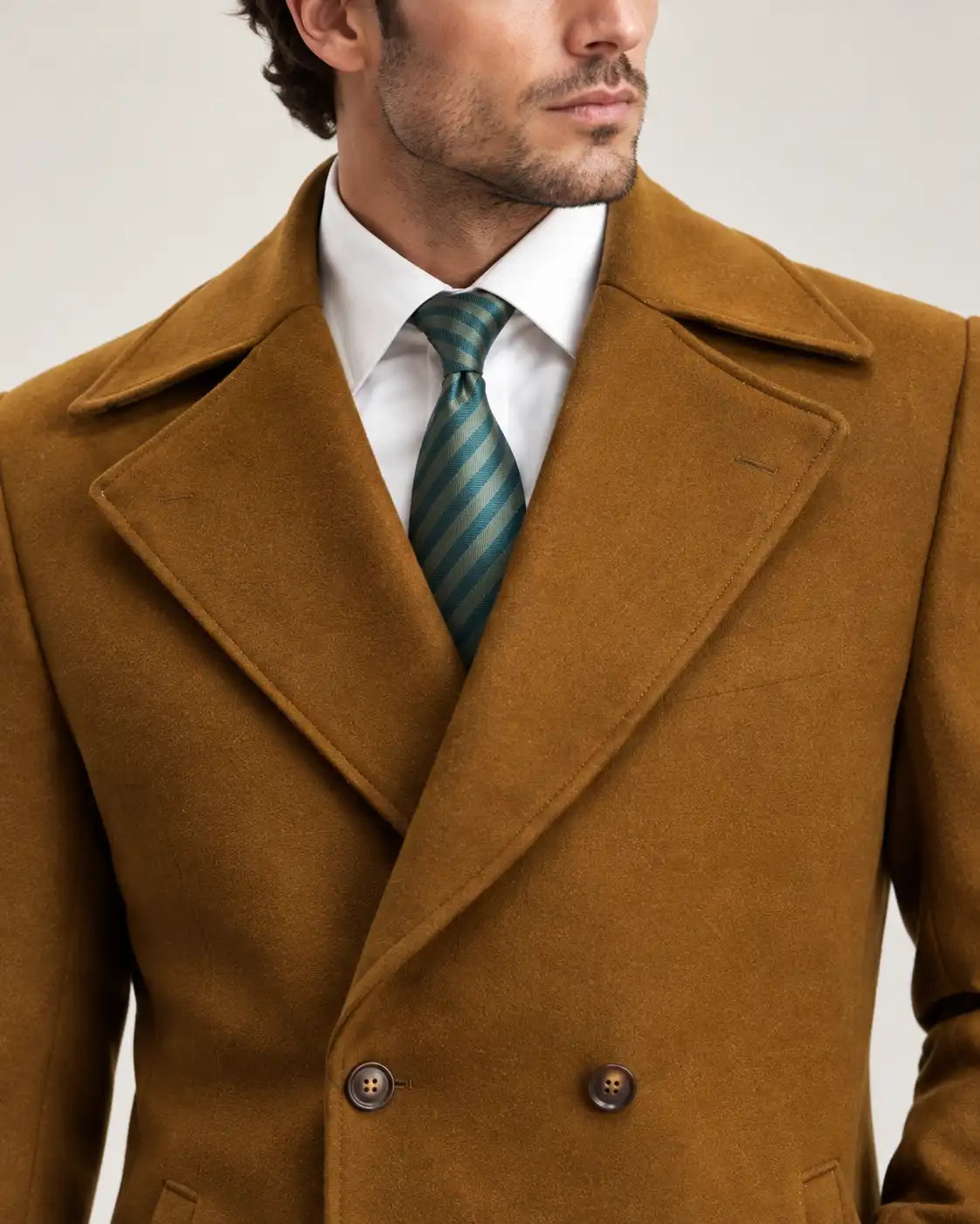 Dark Mustard Long Coat
