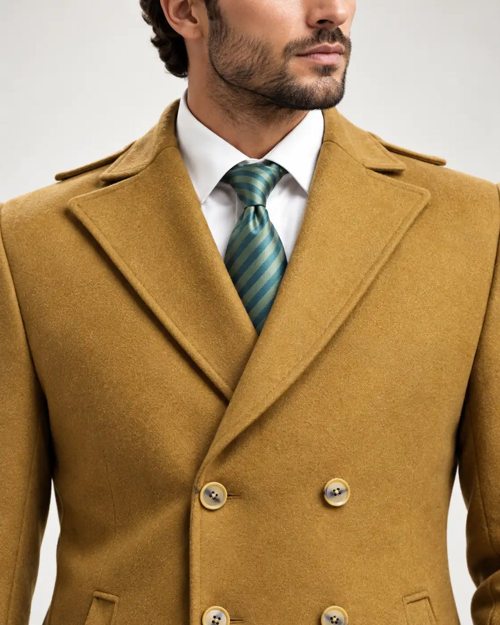 Light Mustard Long Coat