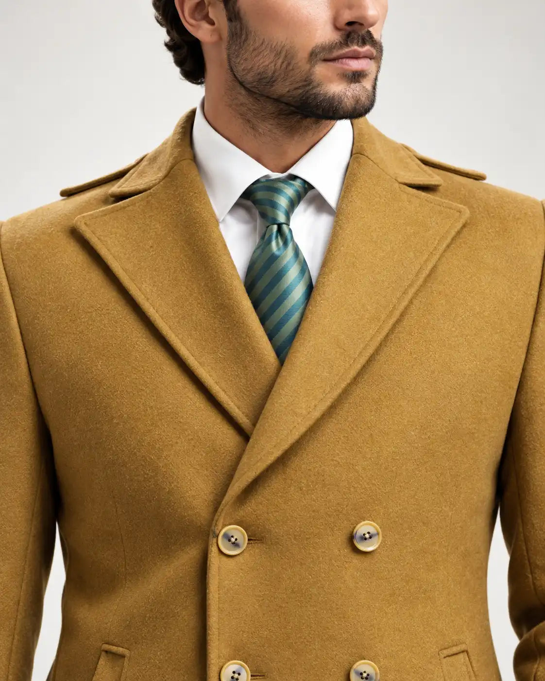 Light Mustard Long Coat
