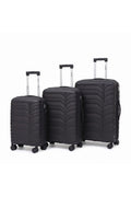 Black 3 Piece Set Suitcase