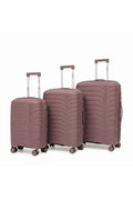 Mauve 3 Piece Set Suitcase