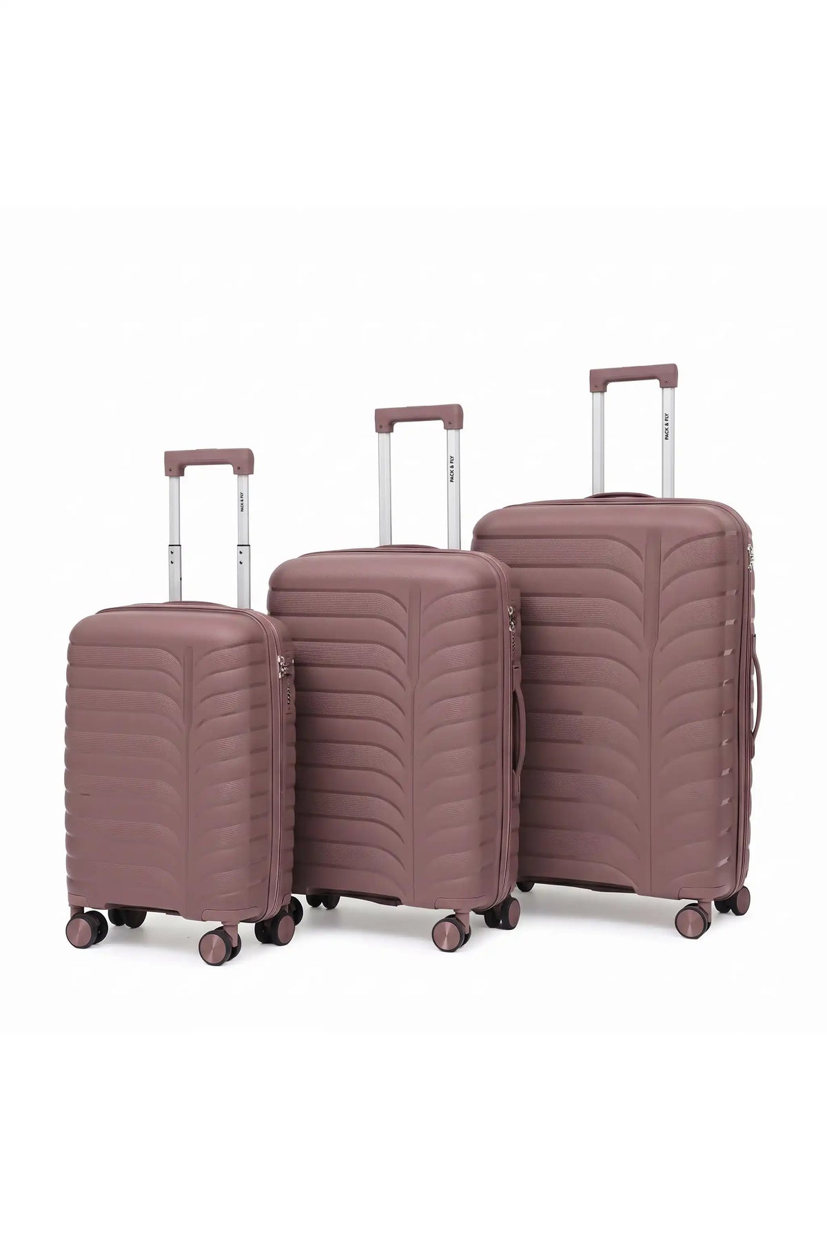 Mauve 3 Piece Set Suitcase