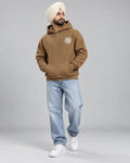 Sikh Warrior Hoodie Brown