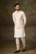 Kurta Pajama & Vest - W-1057