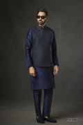 Kurta Pajama & Vest - W-1098