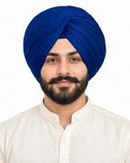 Full Voil Blue Turban