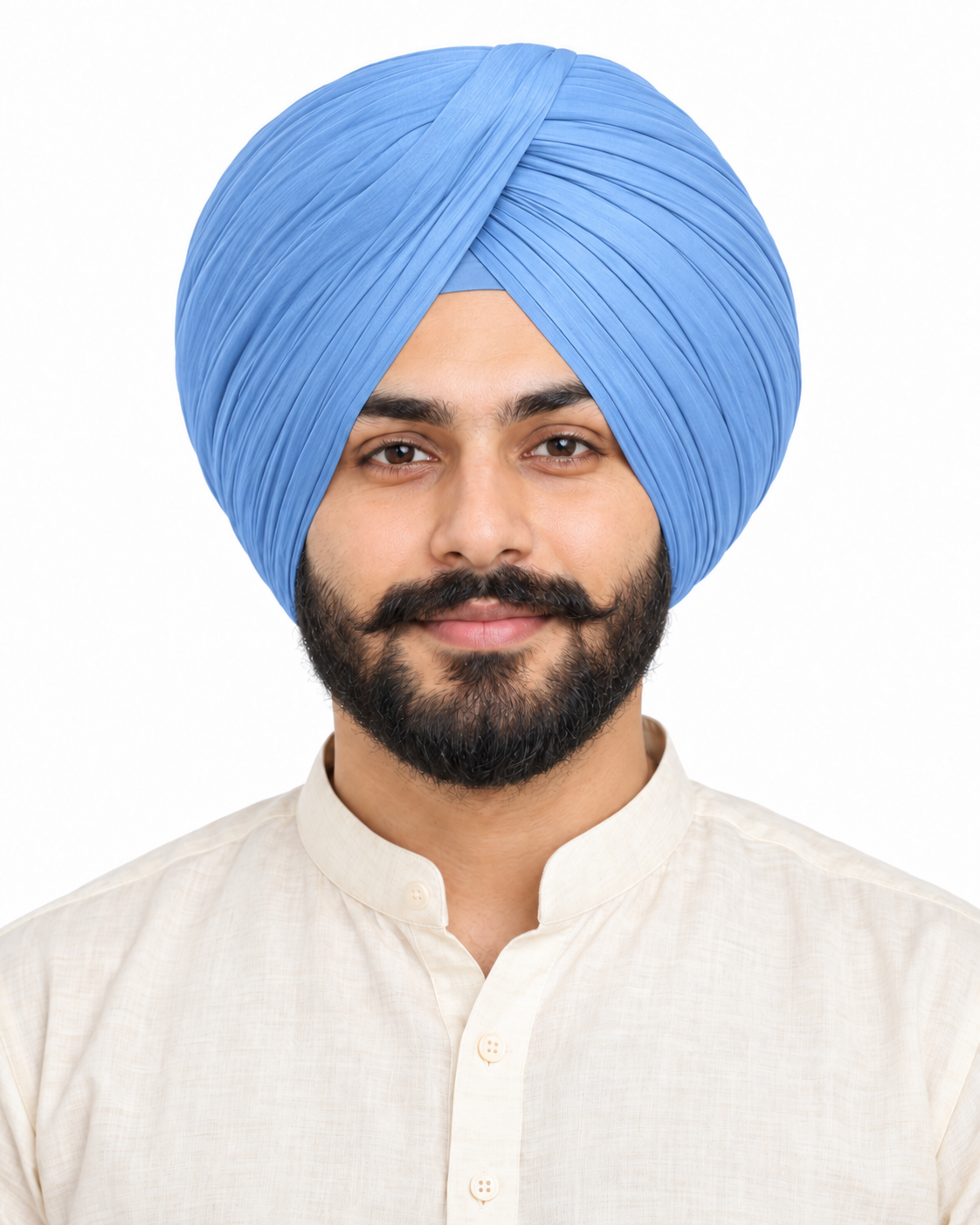 Full Voil Blue Turban