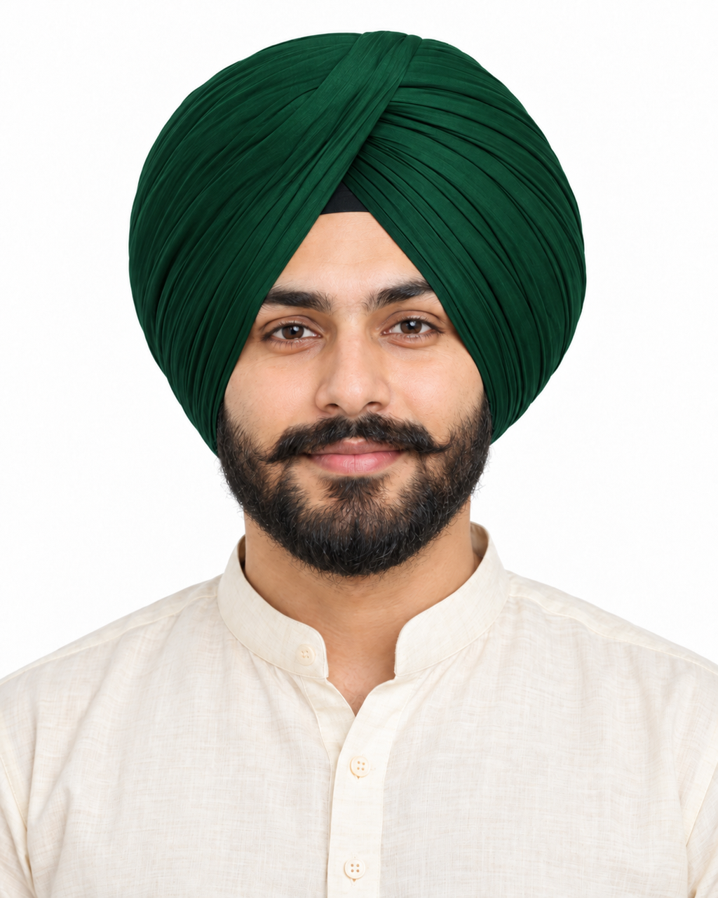 Full Voil Green Turban