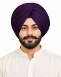 Full Voil Purple Turban