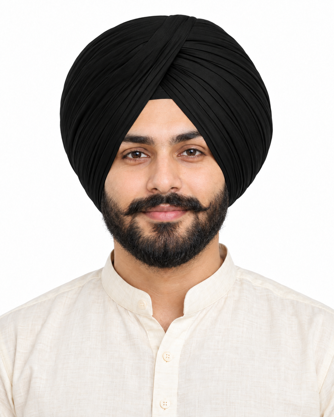 Full Voil Natural & Earthy  Shades Turban