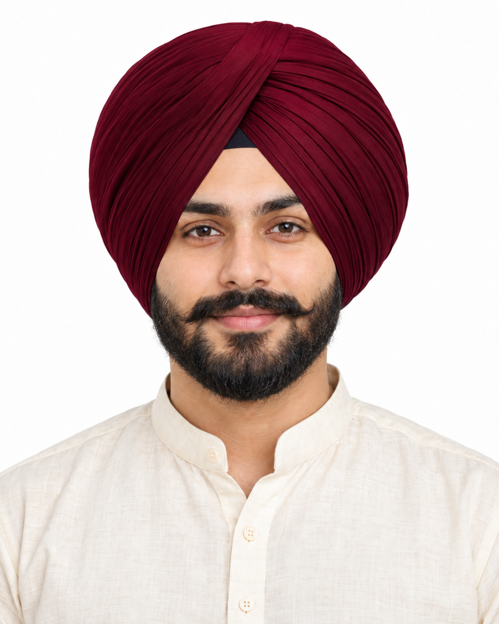 Full Voil Red Turban