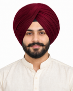 Full Voil Red Turban
