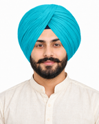 Full Voil Blue Turban