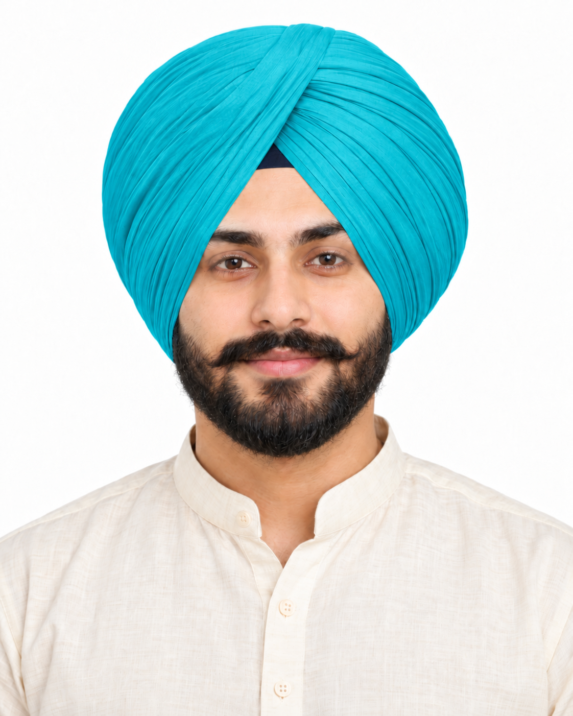 Full Voil Blue Turban