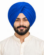 Full Voil Blue Turban