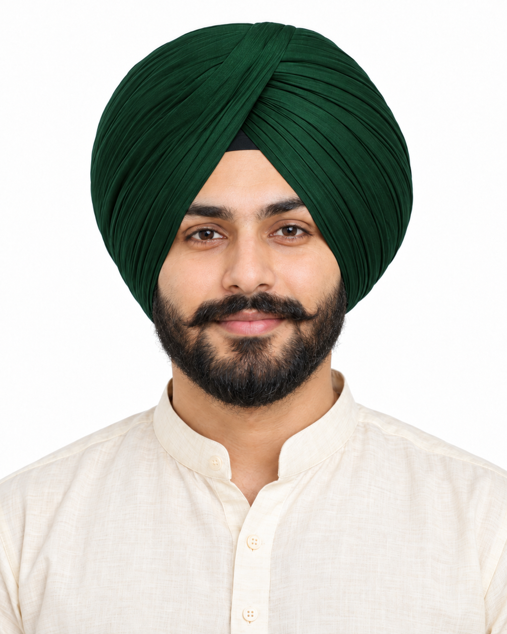Full Voil Green Turban