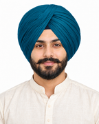 Full Voil Blue Turban