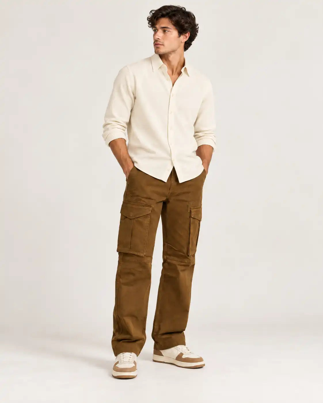 Brown Cargo Pant