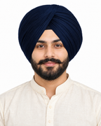 Full Voil Blue Turban