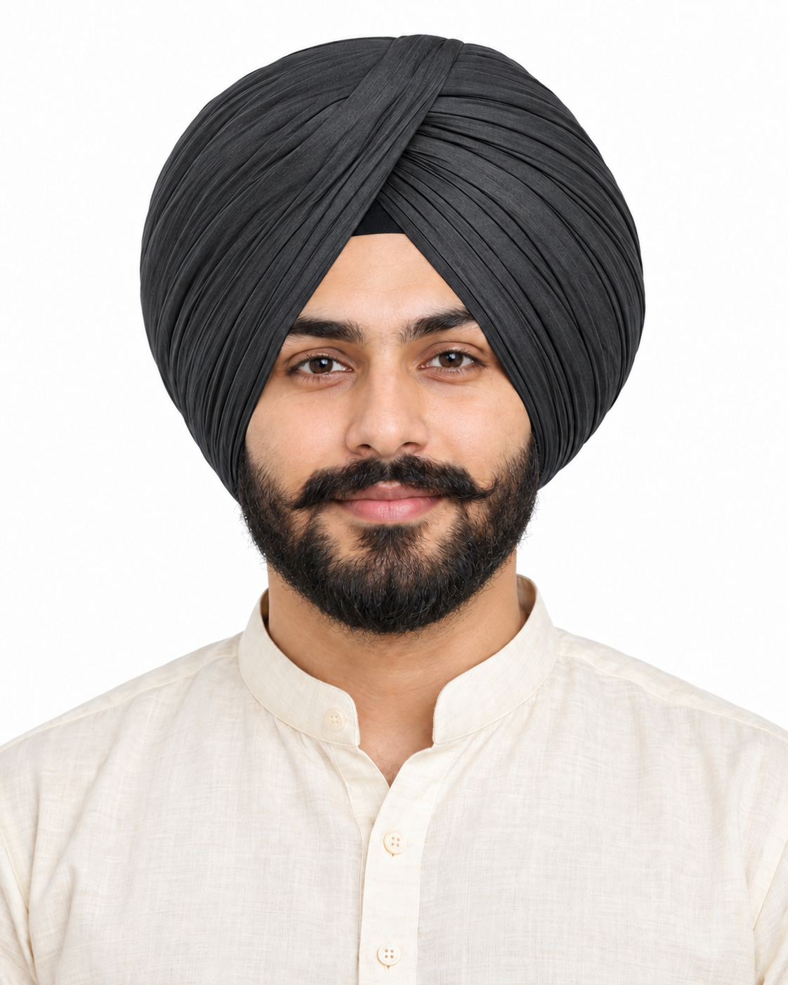 Full Voil Natural & Earthy  Shades Turban