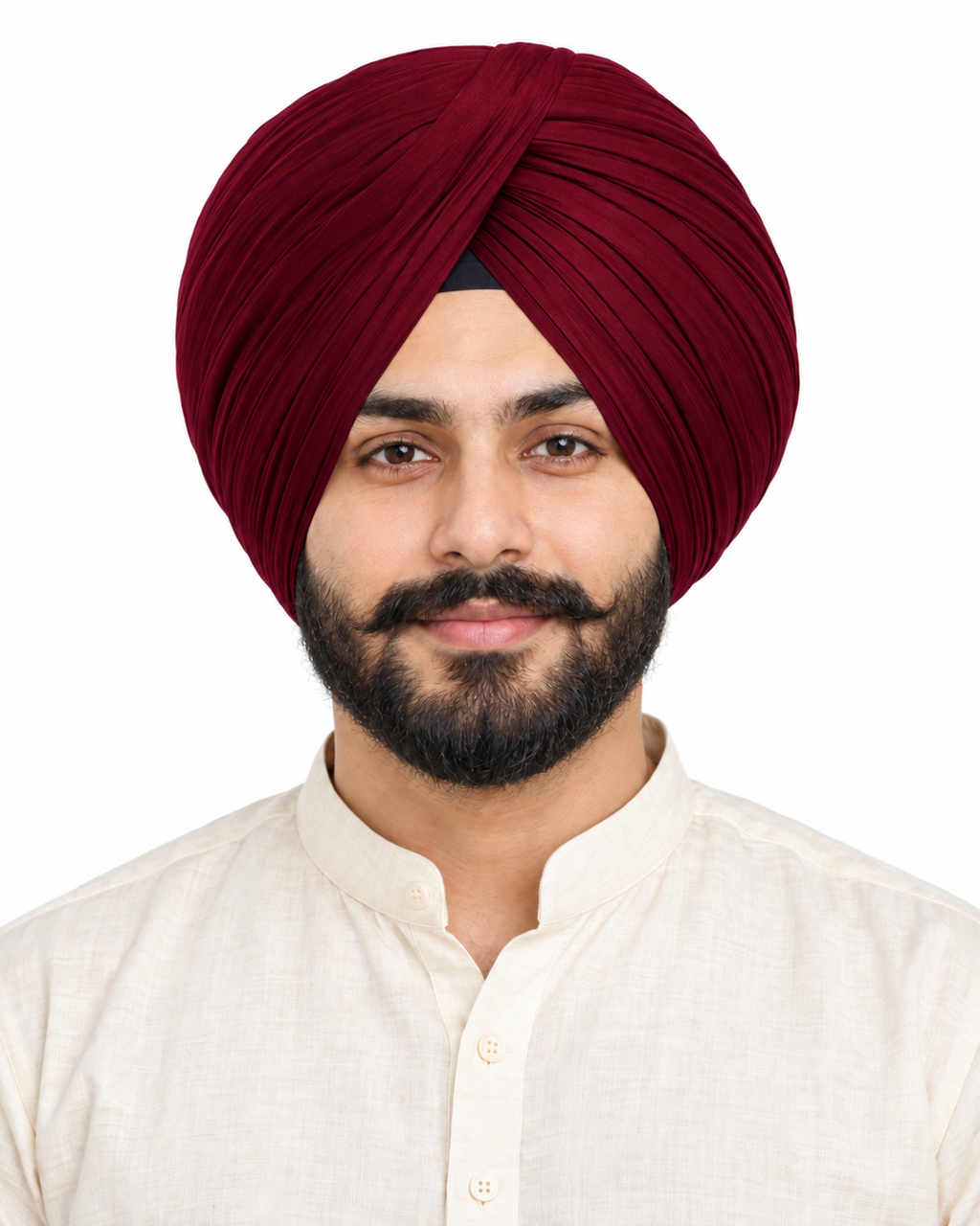 Full Voil Red Turban