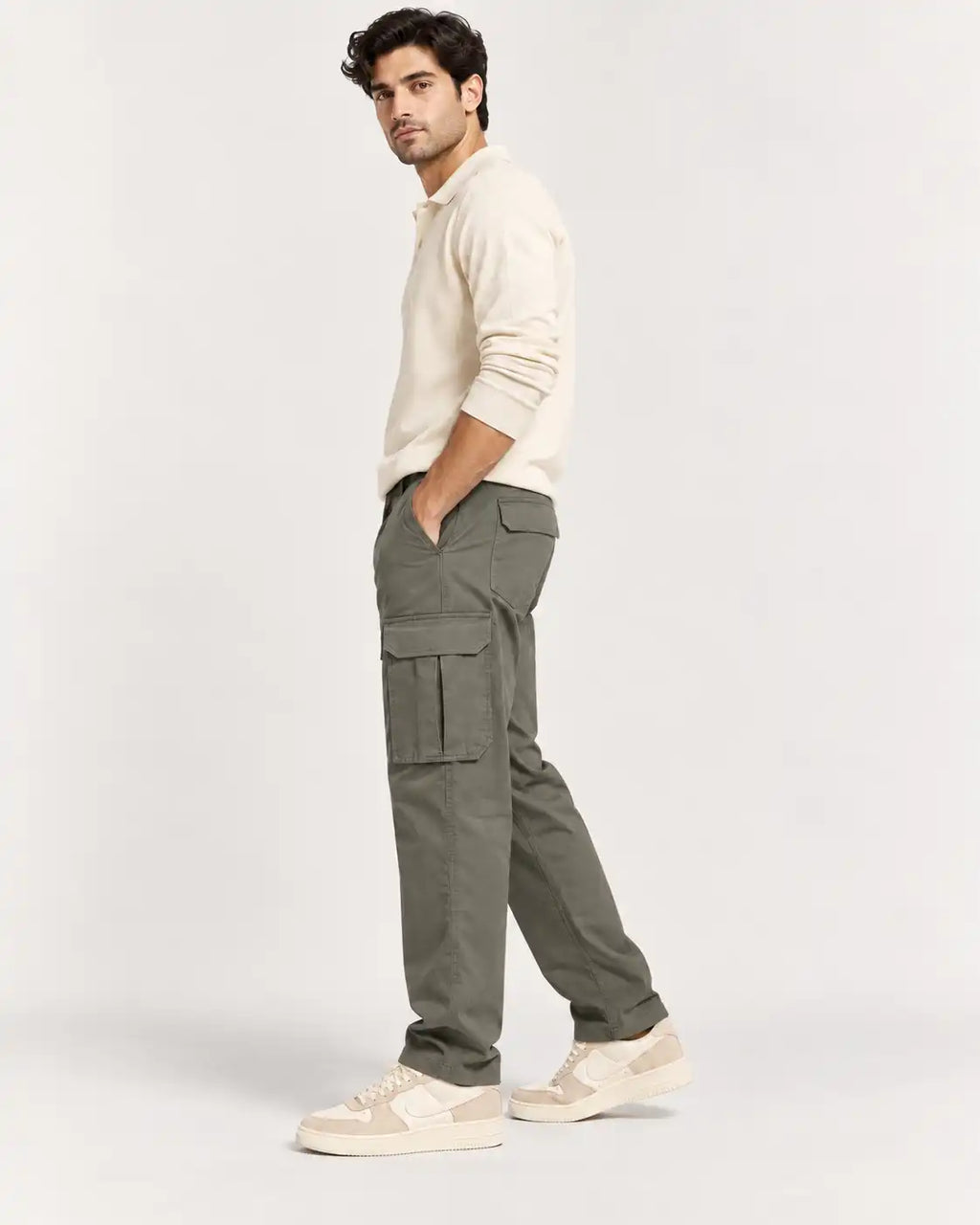 Grey Cargo Pant