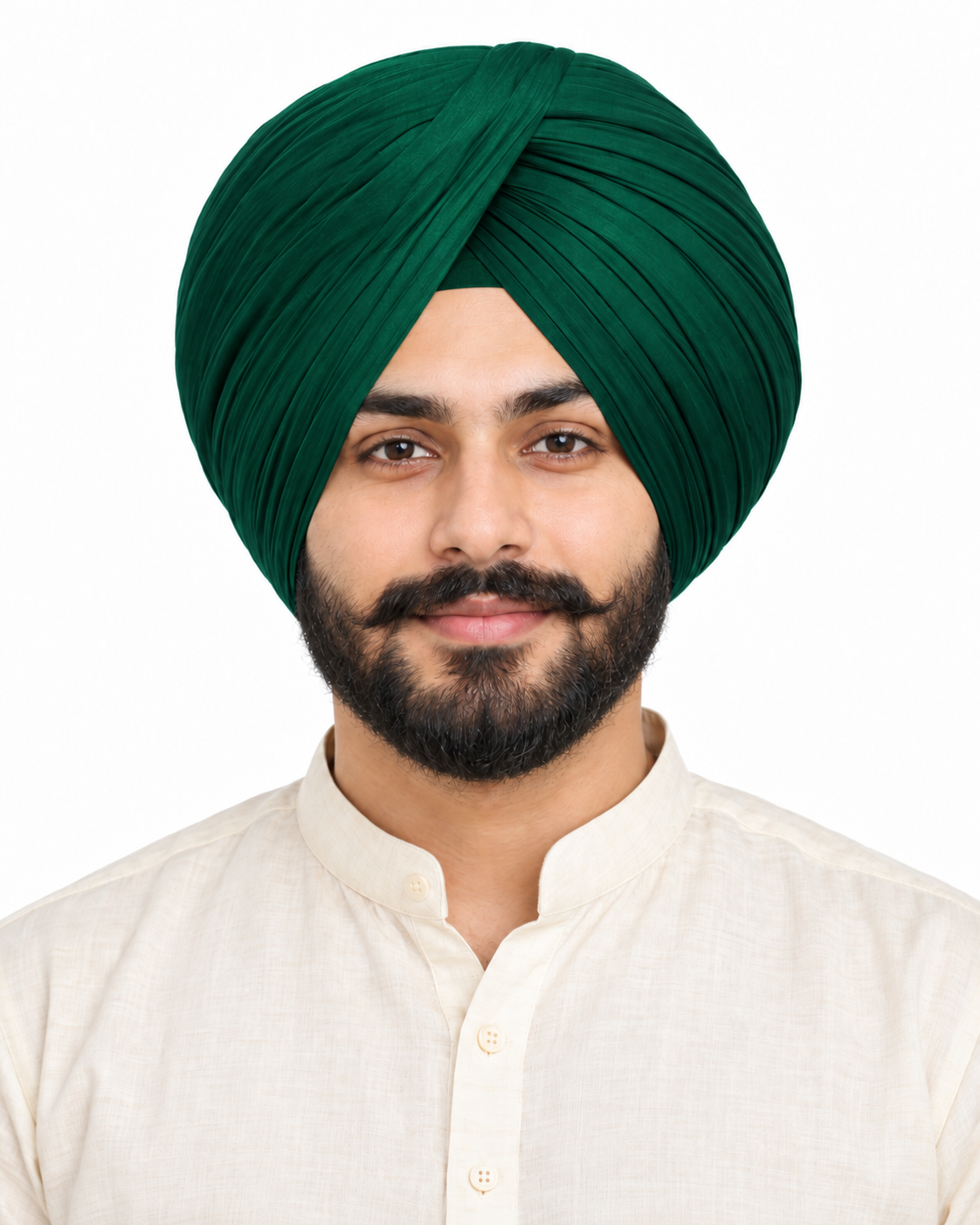 Full Voil Green Turban