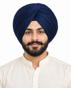 Full Voil Blue Turban