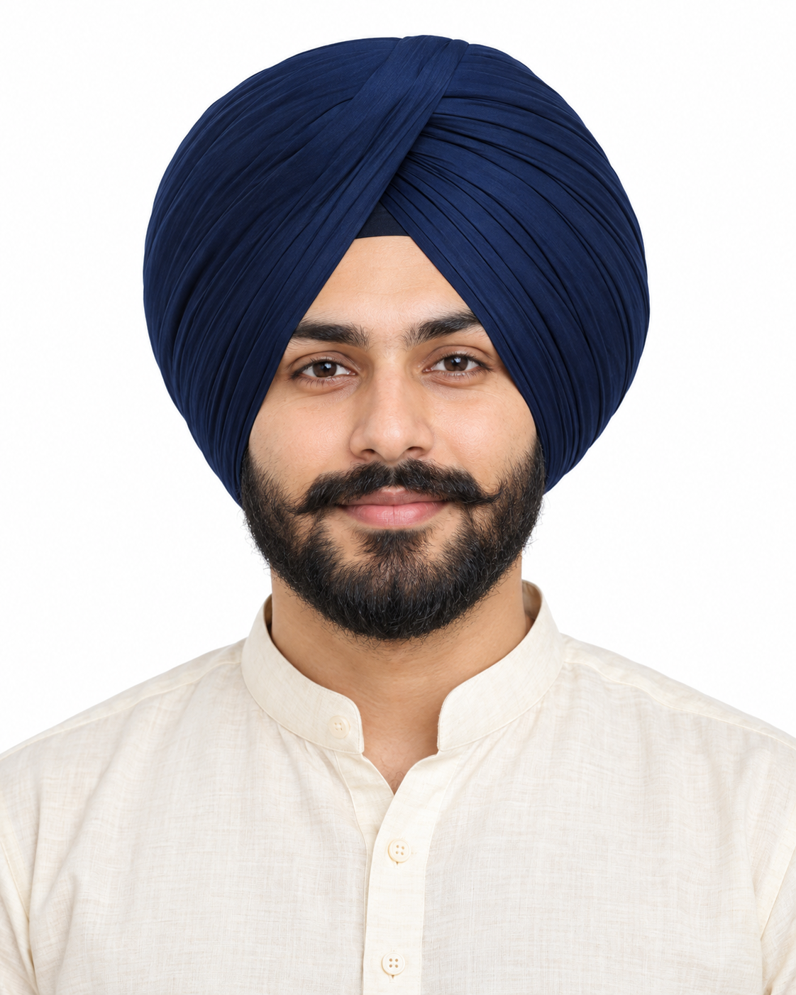 Full Voil Blue Turban