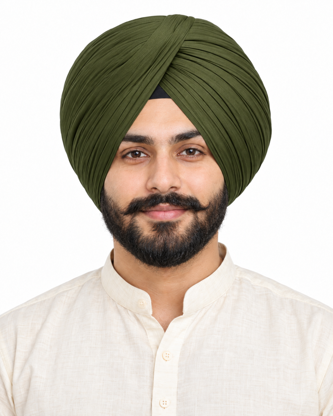 Full Voil Green Turban