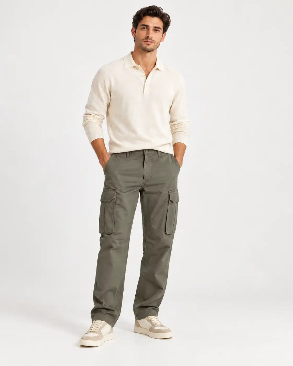 Grey Cargo Pant