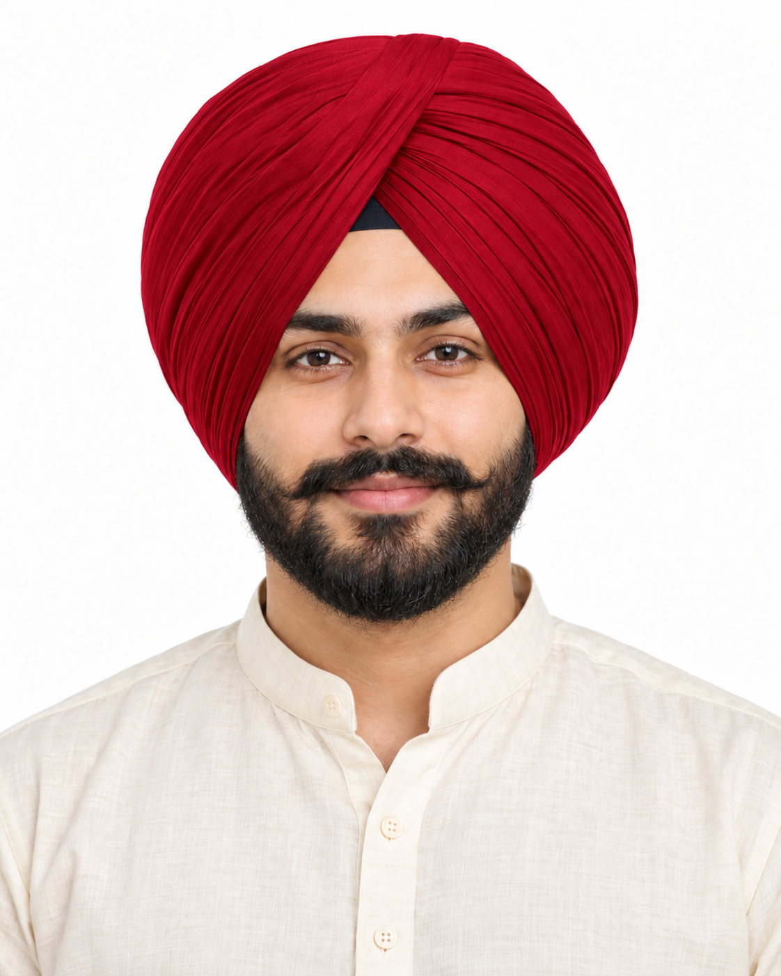 Full Voil Red Turban