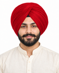 Full Voil Red Turban