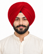 Full Voil Red Turban