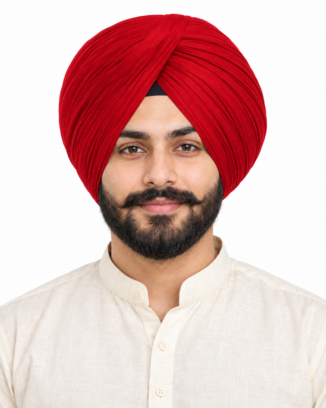 Full Voil Red Turban