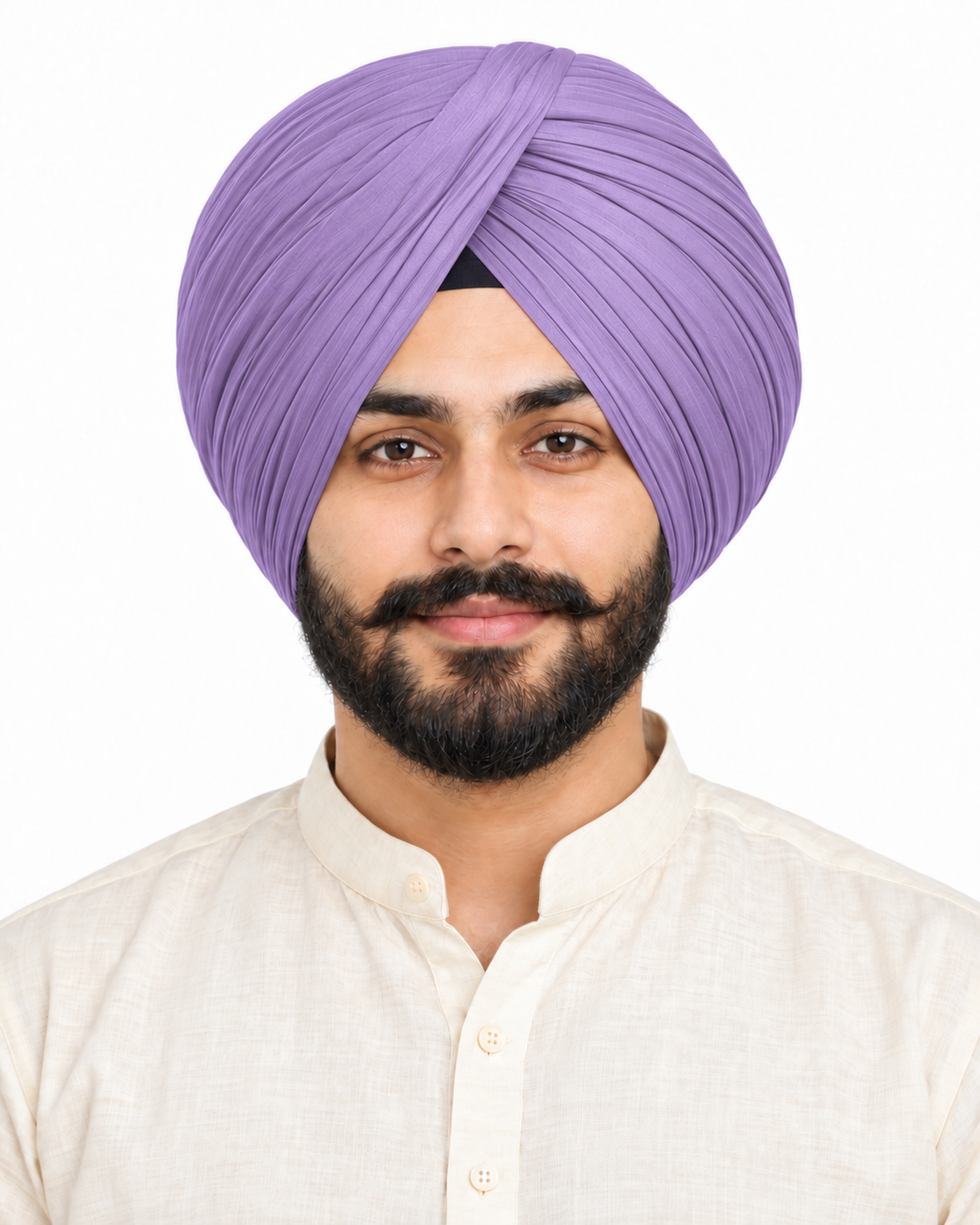 Full Voil Purple Turban