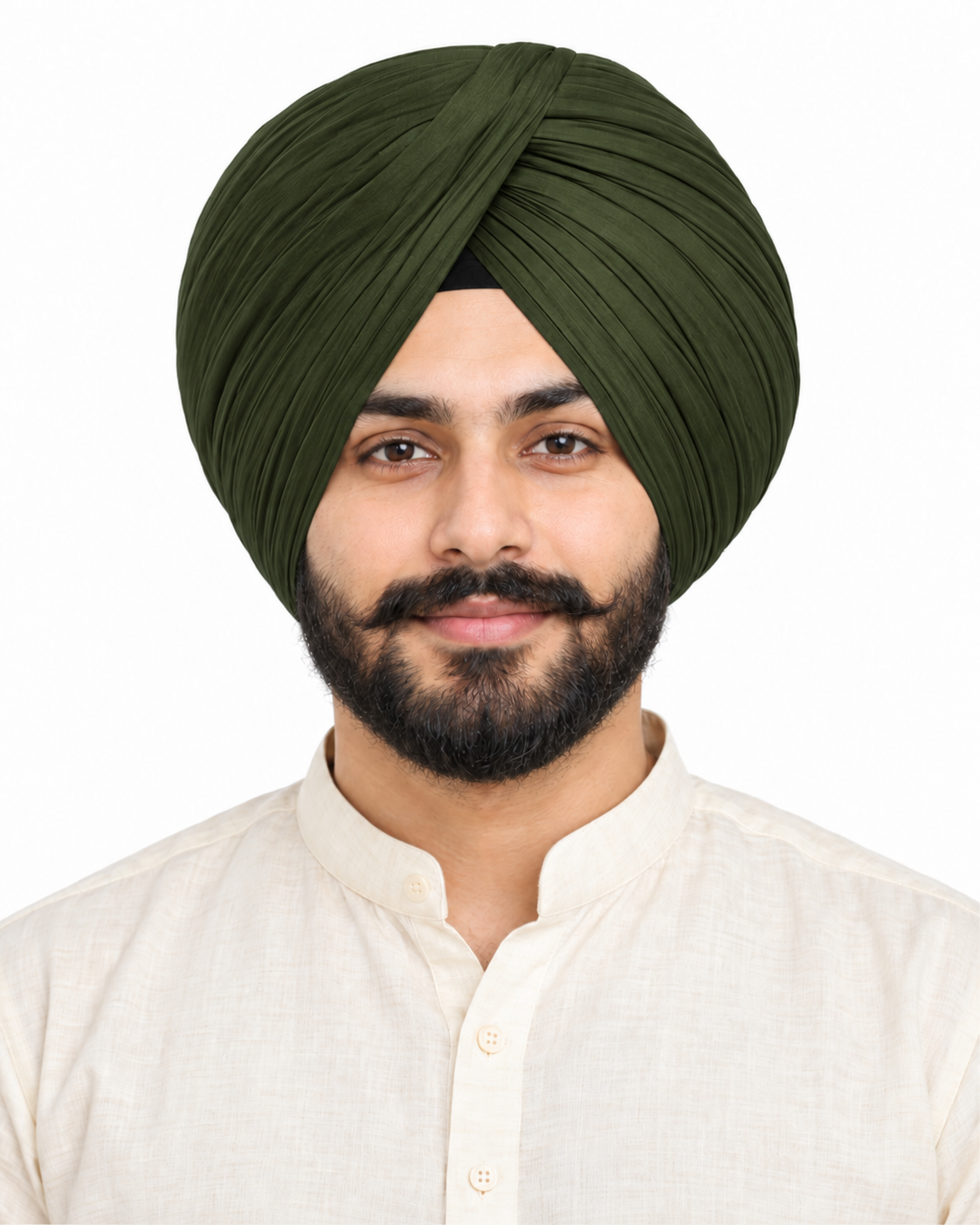 Full Voil Green Turban