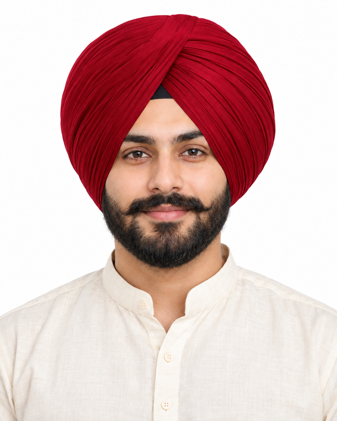 Full Voil Red Turban