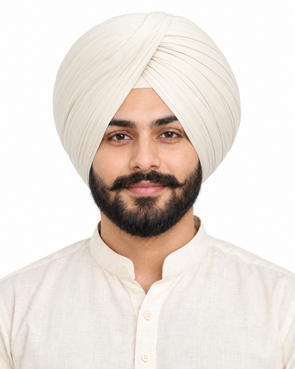 Full Voil Natural & Earthy  Shades Turban
